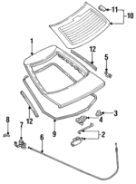 F32Z6142493A - Body: Reveal Molding for Ford Image