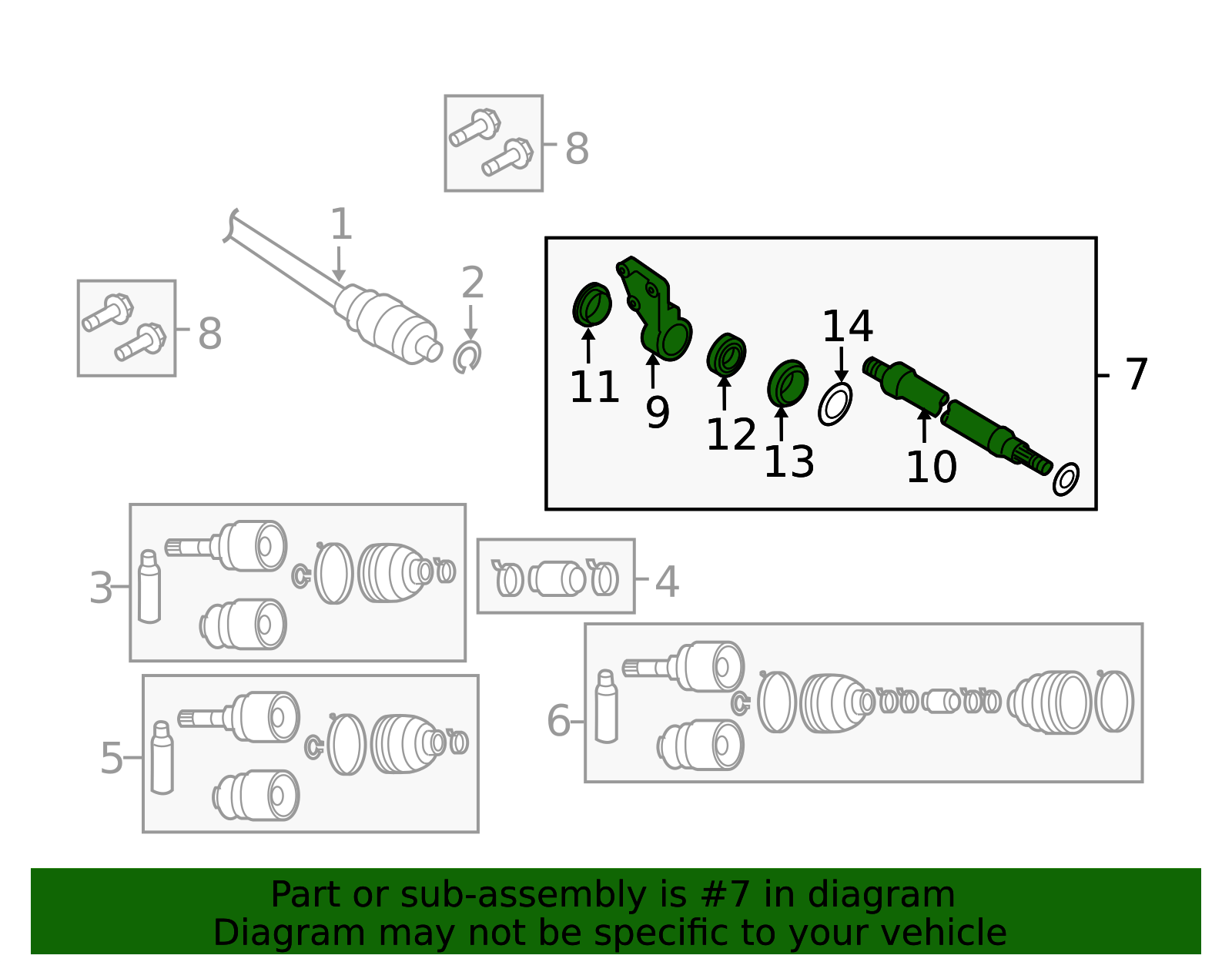 GG47-25-700D - Intermediate Shaft - 2006-2010 Mazda | Mazda Swag