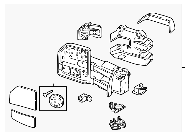 FL3Z-17683-AF - 2015-2017 Ford F-150 Left Side Mirror - 2015-2017