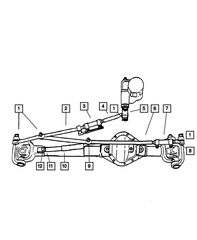 5086144AC - Steering: Tie Rod End Package for Mopar Image image