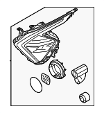 92101P1191 - : Headlamp Assembly for Kia Image