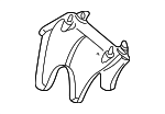 15785574 - Body: Mount Bracket for Chevrolet: Equinox | Pontiac: Torrent | Saturn: Vue Image