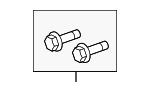 MS240616 - Body: Bumper Impact Bar Bolt for Mitsubishi Image