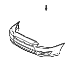 6400D172 - Body: Bumper Cover for Mitsubishi Image