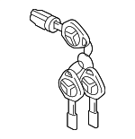 6370A408 - Body: Lock Cylinder for Mitsubishi Image