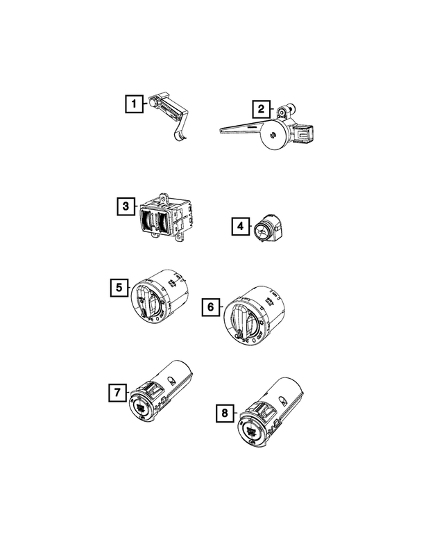5189366AB - Electrical: Parking Brake Switch for Mopar Image image