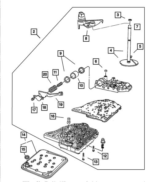 Valve Body for 2001 Dodge Stratus #0