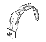74100T0AA00 - : Fender Liner for Honda: CR-V Image