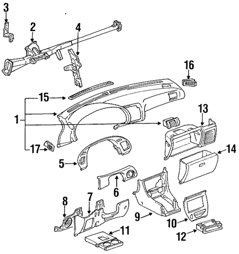 Instrument Panel for 1993 Toyota Celica #0