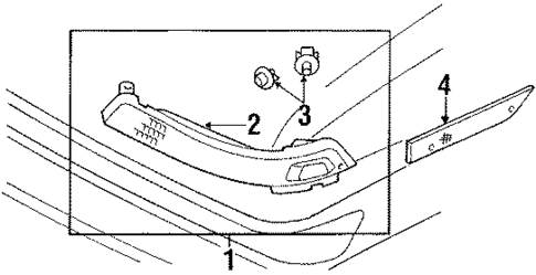 Park Lamps for 1989 Toyota Corolla #0