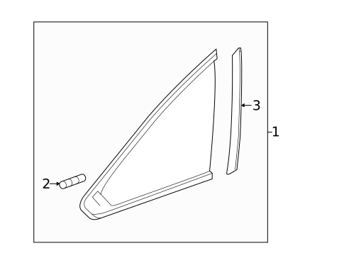 Glass & Hardware for 2018 Acura MDX #0