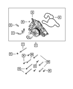 6036307AA - Cooling: Pipe Plug for Chrysler: 300, Aspen, Pacifica, Town &amp; Country, Voyager | Dodge: Caravan, Challenger, Charger, Dakota, Durango, Grand Caravan, Magnum, Nitro, Ram 1500, Ram 2500, Ram 3500 | Jeep: Commander, Grand Cherokee, Grand Cherokee L, Grand Wagoneer, Liberty, Wrangler | Ram: 1500, 1500 Classic, 2500, 3500, Dakota Image