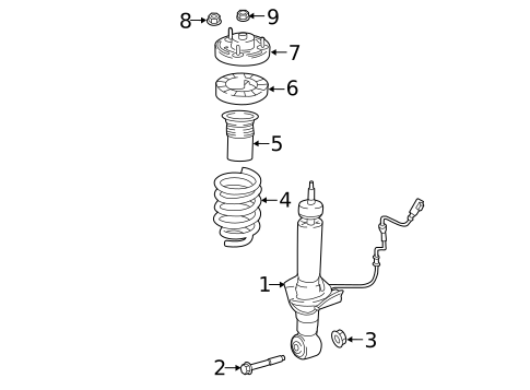 Struts & Components for 2024 Lincoln Navigator #0