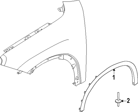 Exterior Trim - Fender for 2025 Mini Countryman #0