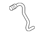 8W0122073L - Cooling System: Center Hose for Audi: A4, A4 allroad, A4 Quattro, A5 Quattro, A5 Sportback Image