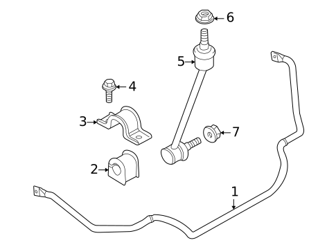 Stabilizer Bar & Components for 2004 Land Rover Freelander #0