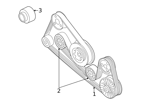 Belts & Pulleys for 1997 Audi A8 #0