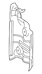 255870H010 - Exhaust: Heat Shield for Scion: tC | Toyota: Camry, Highlander, RAV4, Solara Image