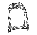 68610681AA - Body: Seat Back Frame for Dodge: Hornet Image