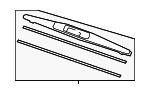 76730TRNH01 - Body: Wiper Blade for Honda Image