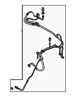 7P0820721P - : A/C Refrigerant Discharge Hose for Volkswagen: Touareg Image