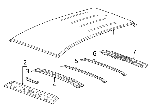 Roof & Components for 2021 Chevrolet Trailblazer #0