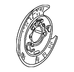 43120S3VA01 - : Backing Plate for Honda: Pilot Image