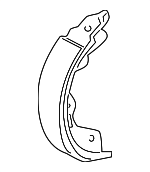 43153S9VA01 - : Park Brake Shoes for Honda Image