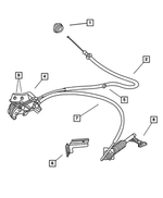 5214416 - Fuel: Throttle Control Cable Grommet for Mopar Image