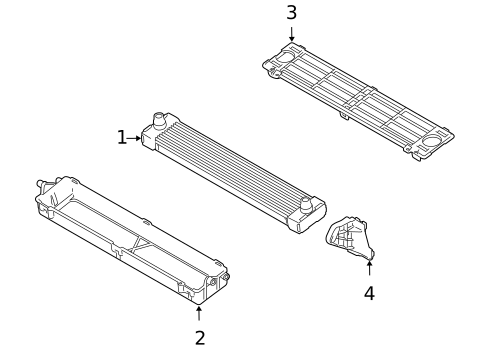 Radiator & Components for 2013 BMW X6 #2