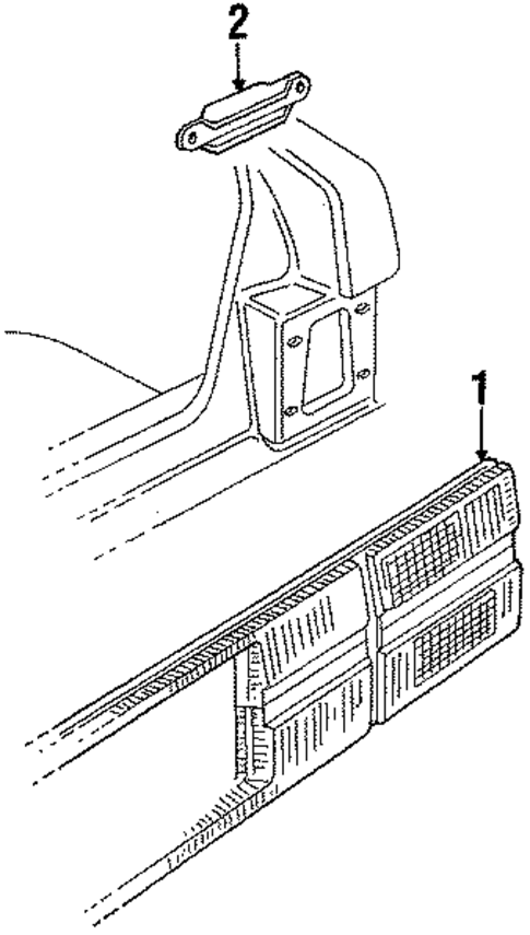 Backup & Tail Lamps for 1994 Audi V8 Quattro #0