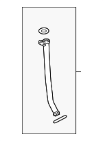 JDE39107 - Engine: Oil Outlet Tube for Jaguar: F-Pace, XE, XF Image