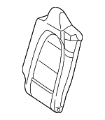 11792002009D88 - Body: Seat Back Cover for Mercedes-Benz Image