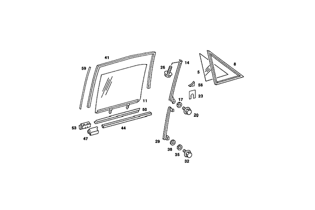 1237300315 - : Window Run for Mercedes-Benz Image