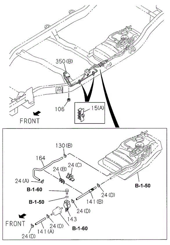 Fuel Piping (1) for 2000 Honda Passport #0
