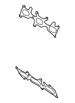 KL6813460 - Exhaust: Exhaust Manifold Gasket for Mazda: 626, Millenia, MX-3, MX-6 Image