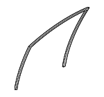 72275TZ3A01 - : 2015-2020 Acura TLX - Channel, L Front Door Run for Acura: TLX Image