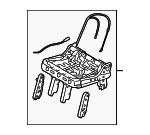 89210A9061 - Body: Cushion Frame for Kia: Sedona Image