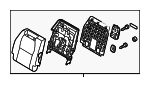 89400A9070DLE - : Seat Back Assembly for Kia: Sedona Image