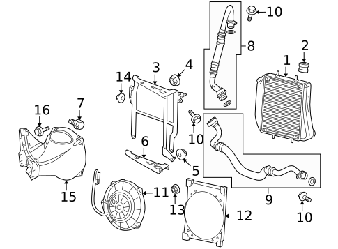 Oil Cooler for 2011 Mercedes-Benz E63 AMG #0
