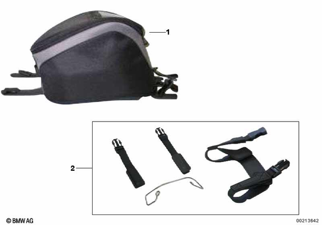 71607691391 - Luggage &amp; Storage: Tank-Bag                  for BMW-Motorrad Image