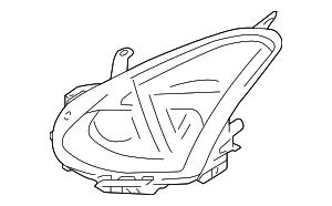 260751VK1A - : Lens &amp; Housing for Nissan: Rogue Image