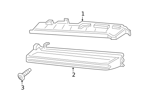 Daytime Running Lamp Components for 2022 Porsche Cayenne #0