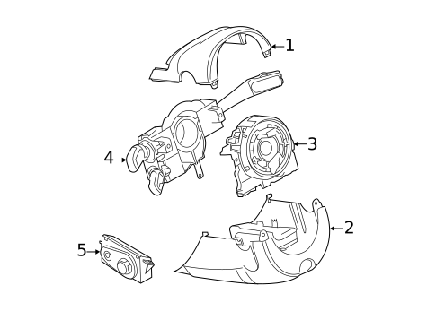 Shroud, Switches & Levers for 2016 Audi A8 Quattro #0