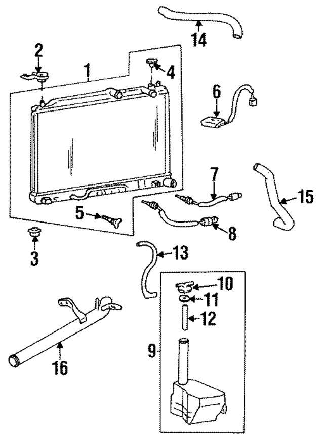 2541134031 - : Radiator Coolant Hose for Hyundai Image