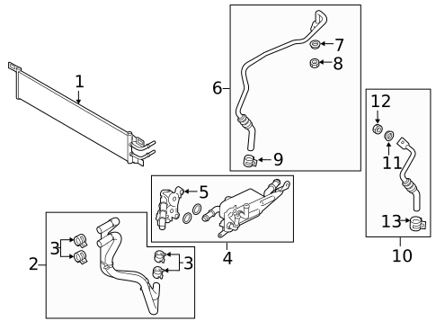 Oil Cooler for 2023 Ford Escape #0