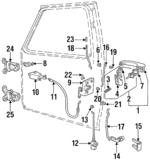 EOTZ1022454A - Body: Button &amp; Guide for Ford: Bronco, F-150, F-250, F-250 HD, F-350, F-Super Duty Image