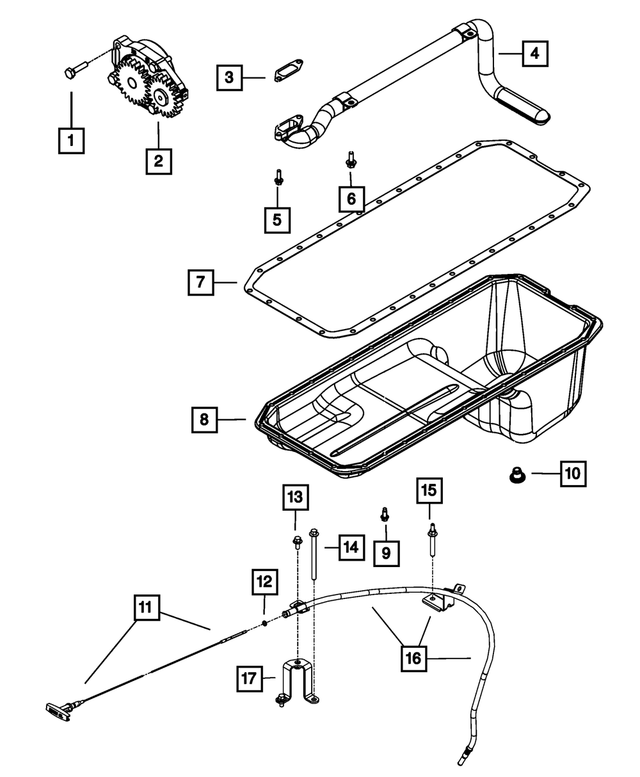 4429460 - Engine 6.7L Cummins (Diesel): Hex Flange Head Bolt, Mounting for Mopar Image