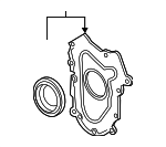 LR108531 - Engine: Front Cover for Land-Rover Image image
