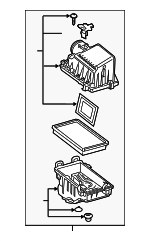 2020-2024 Toyota - Air Filter And Housing Assembly